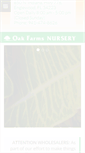Mobile Screenshot of oakfarmsnursery.com